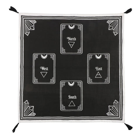 4 Card Tarot Spread Altar Cloth - 70cm x 70cm