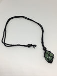 Black Macrame 'Net' Necklace