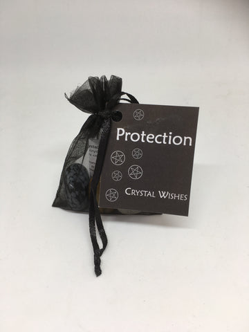 Protection Crystal Wish Bag