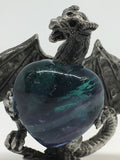 Dragon Mini Heart Pewter Stand