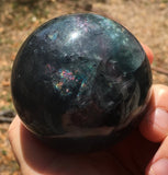 Green Fluorite Sphere # 48