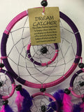 Pink/Purple Double Ring with Shell Dream Catcher 11cm