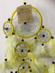 Yellow Dream Catcher 9cm