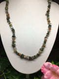 Indian Agate Chip Necklace 90cm