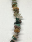 Indian Agate Chip Necklace 90cm