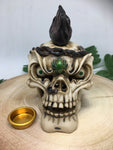 Smoking Skull Head Cone Burner