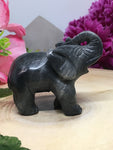 Picasso Stone Carved Elephant 62mm  #116