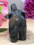 Picasso Stone Carved Elephant 62mm  #116