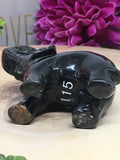 Picasso Stone Carved Elephant 62mm  #115