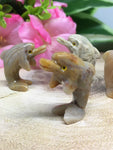 Dolphin Soapstone Carving