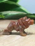 Lion Soapstone Carving
