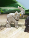 Elephant Soapstone Carving