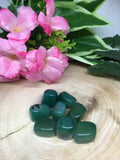 Green Dyed Agate Tumble Stones