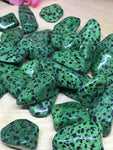 Green Dalmatian Jasper Tumble Stones