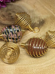 Gold Spring Coil Cage