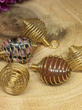 Gold Spring Coil Cage