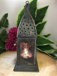 Silver Metal Pentacle Lantern