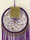 Purple String Dream Catcher 12cm