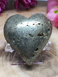 Pyrite Cluster Heart #182 - 47mm