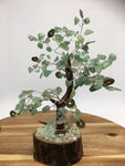 Green Aventurine (with Chinese Coins) Prosperity Gem Tree
