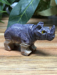 Rhinoceros Soapstone Carving