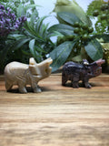 Triceratops Soapstone Carving