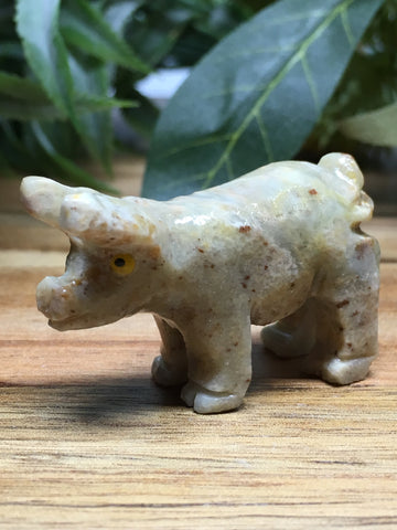 Pig Soapstone Carving