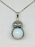 Owl Opalite Pendant - Non Silver