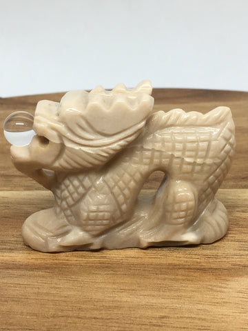 Mookaite Dragon Carving