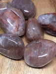 Red Rutilated Quartz Tumble Stones