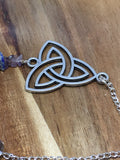 Triquetra Green Aventurine Chakra Pendulum