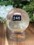 Honey Calcite Sphere # 246 - 45mm