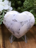 Spotted Agate Heart 50mm