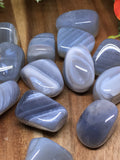 Grey Banded Agate Tumble Stones
