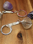 Silver Cage Keyring