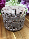 Soapstone Carved Trinket Boxes