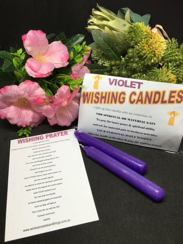 Wishing Candle - Violet
