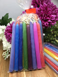 Tiny Taper Candles (20 pack) - Multi Coloured