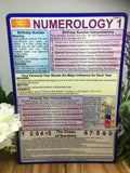 Numerology 1  (A5 chart)