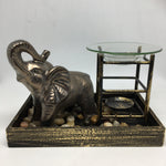 Ceramic Elephant Oil Burner Gift Set