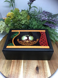 Tree Of Life Black Wooden Box