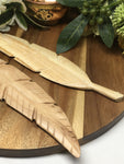 Wooden Smudging Feather