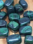 Banded Green Jasper Tumble Stones