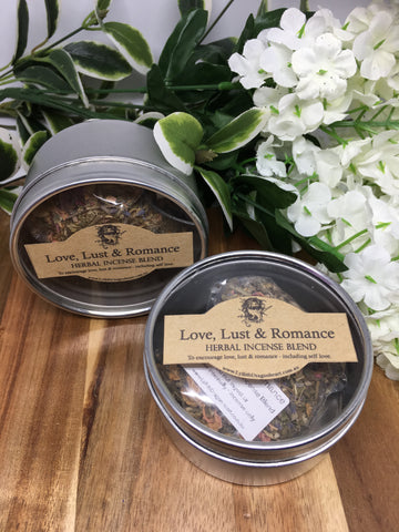 Lyllith Dragonheart - Love, Lust & Romance Herbal Incense Blend