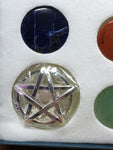 Chakra Pentagram Pendulum Set