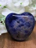 Sodalite Puff Heart # 404 - 30mm