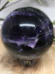 Purple Fluorite Sphere # 83 - 70mm