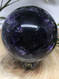 Purple Fluorite Sphere # 83 - 70mm