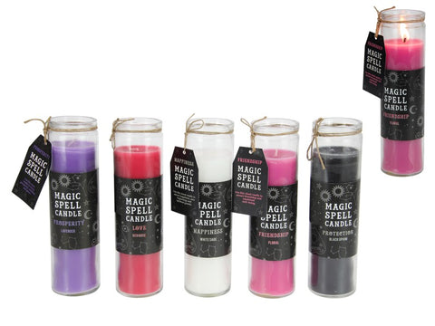 Magic Spell Candles - 5 assorted
