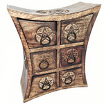6 Drawer Almirah with Pentacle Carving